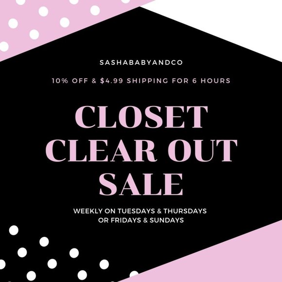 You save with great deals on Closet Clear Out Days - Picture 1 of 4